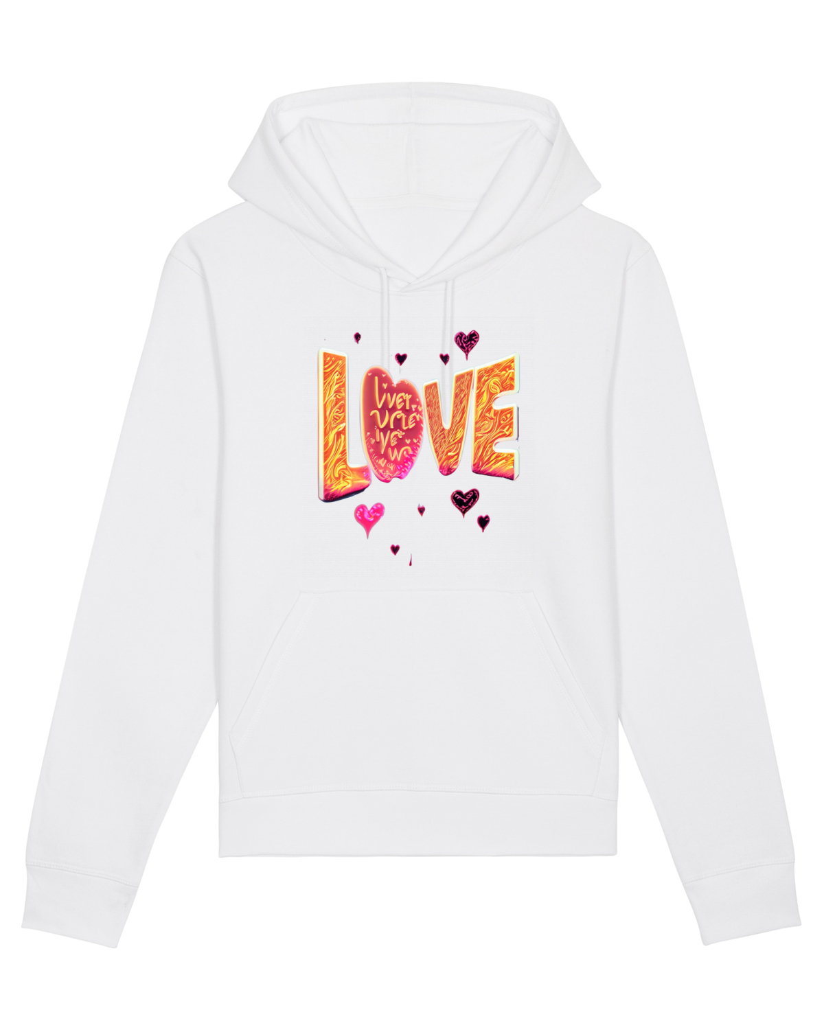Hanorac Unisex Drummer White