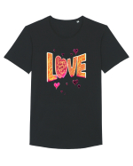 Love in the Air Tricou mânecă scurtă guler larg Bărbat Skater