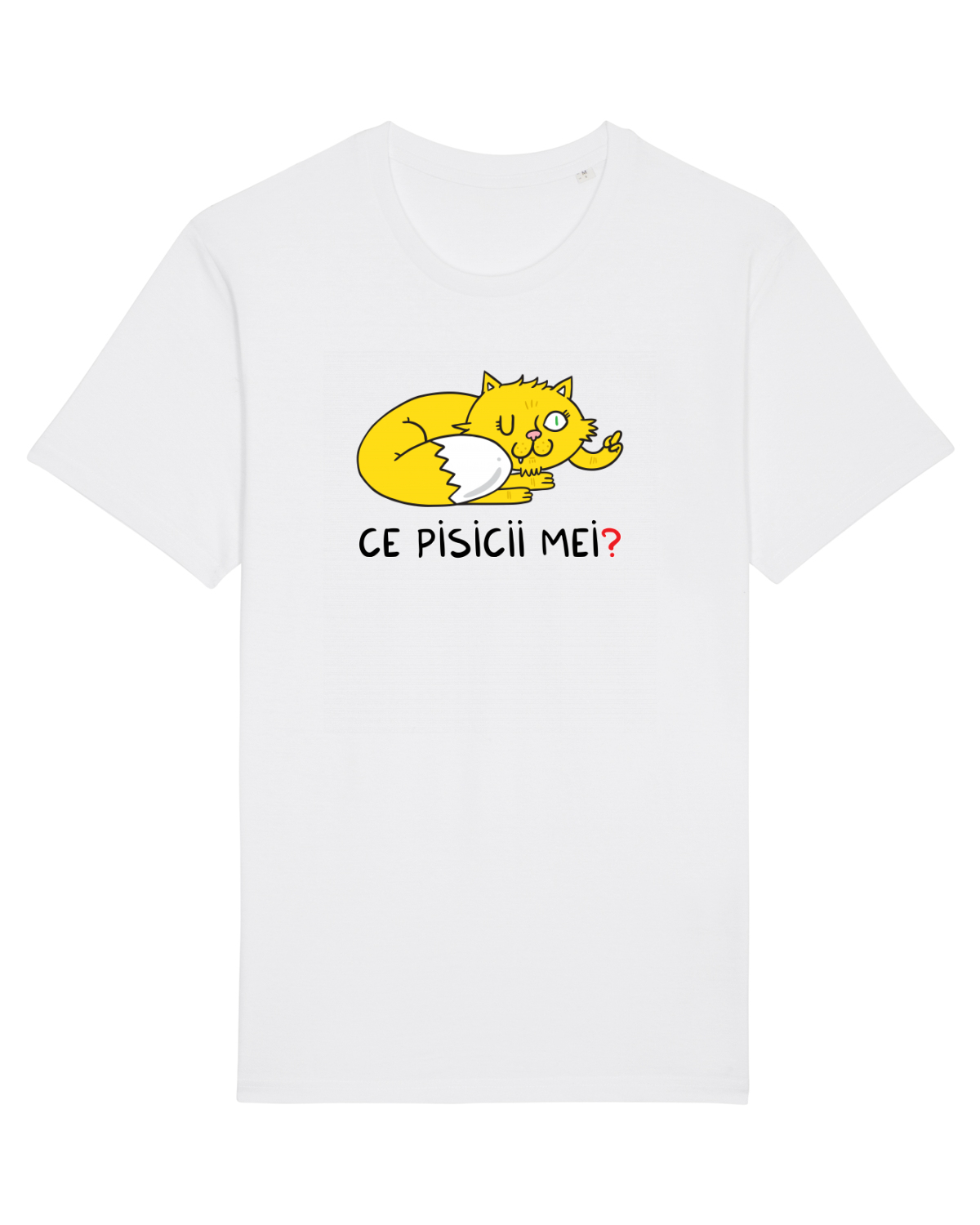 Tricou mânecă scurtă Unisex Rocker White