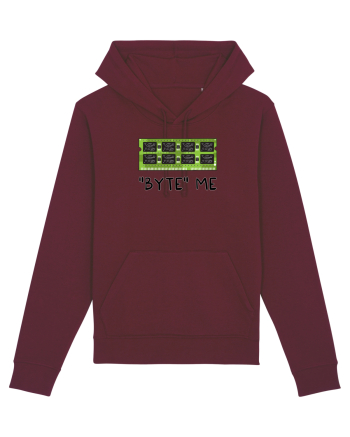 Byte me Burgundy