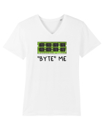 Byte me Tricou mânecă scurtă guler V Bărbat Presenter