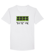 Byte me Tricou mânecă scurtă guler larg Bărbat Skater