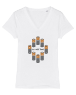 AA meeting Tricou mânecă scurtă guler V Damă Evoker