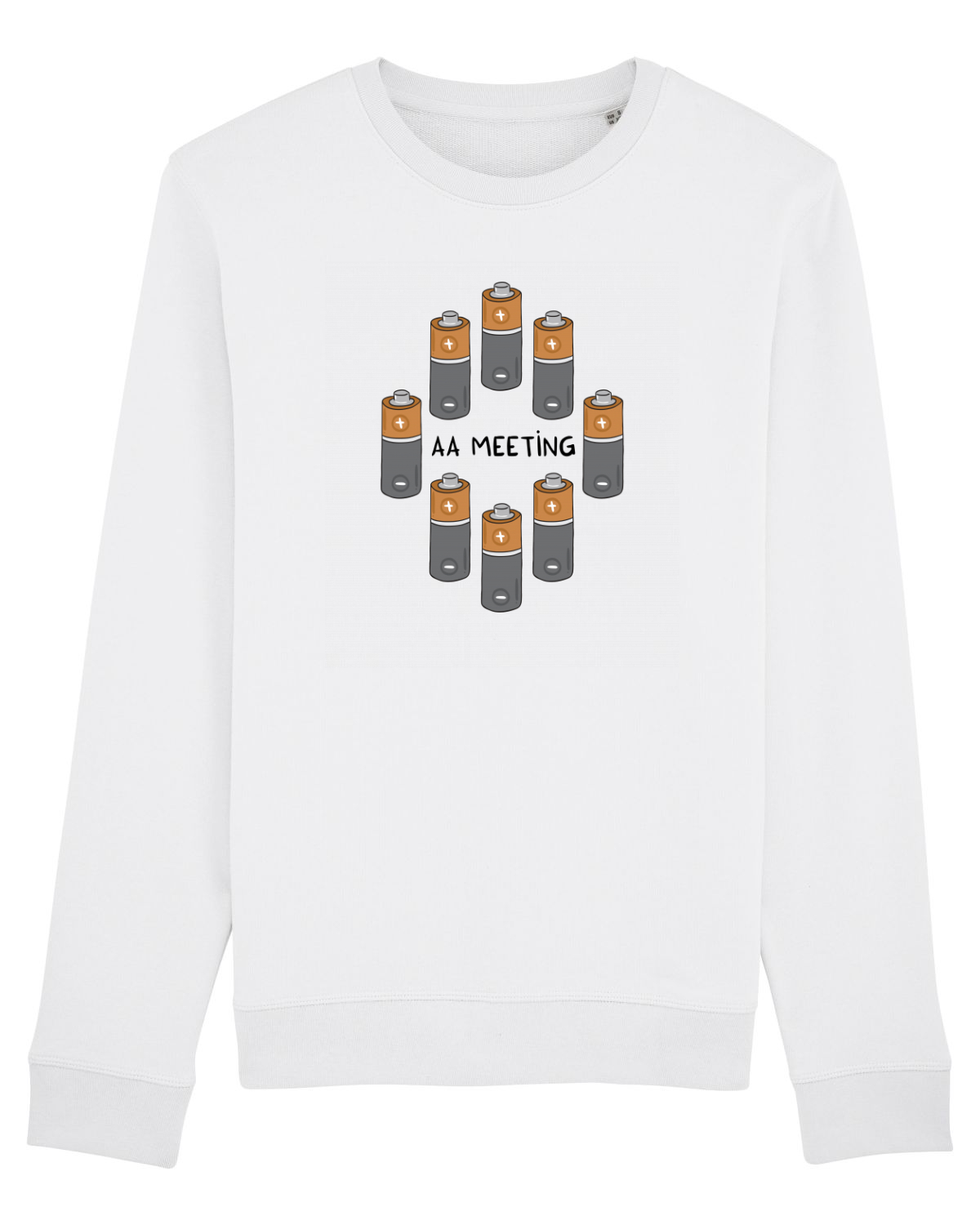 Bluză mânecă lungă Unisex Rise White