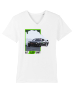 Eat, sleep, drift! Tricou mânecă scurtă guler V Bărbat Presenter