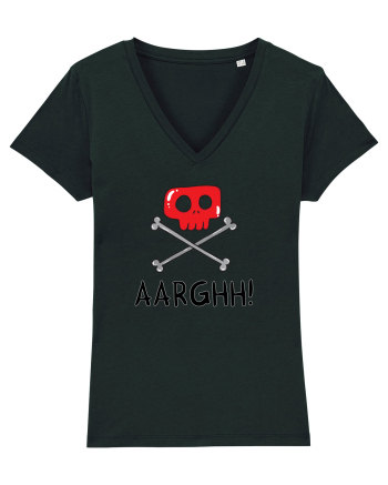 Cute little pirate sign Black