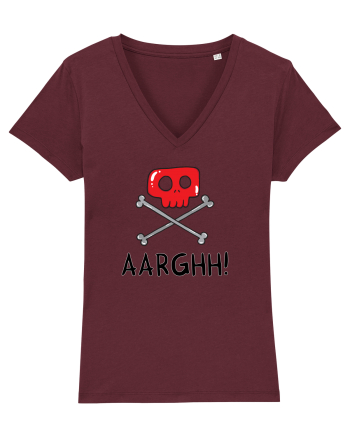 Cute little pirate sign Burgundy