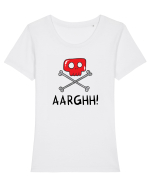Cute little pirate sign Tricou mânecă scurtă guler larg fitted Damă Expresser