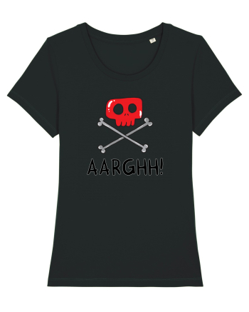 Cute little pirate sign Black