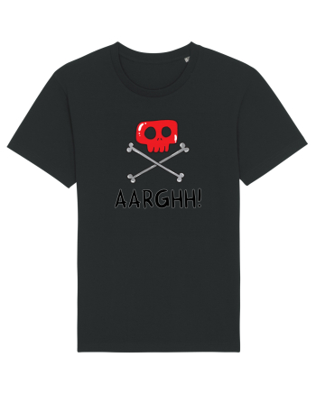Cute little pirate sign Black