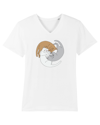 Spiral cats White