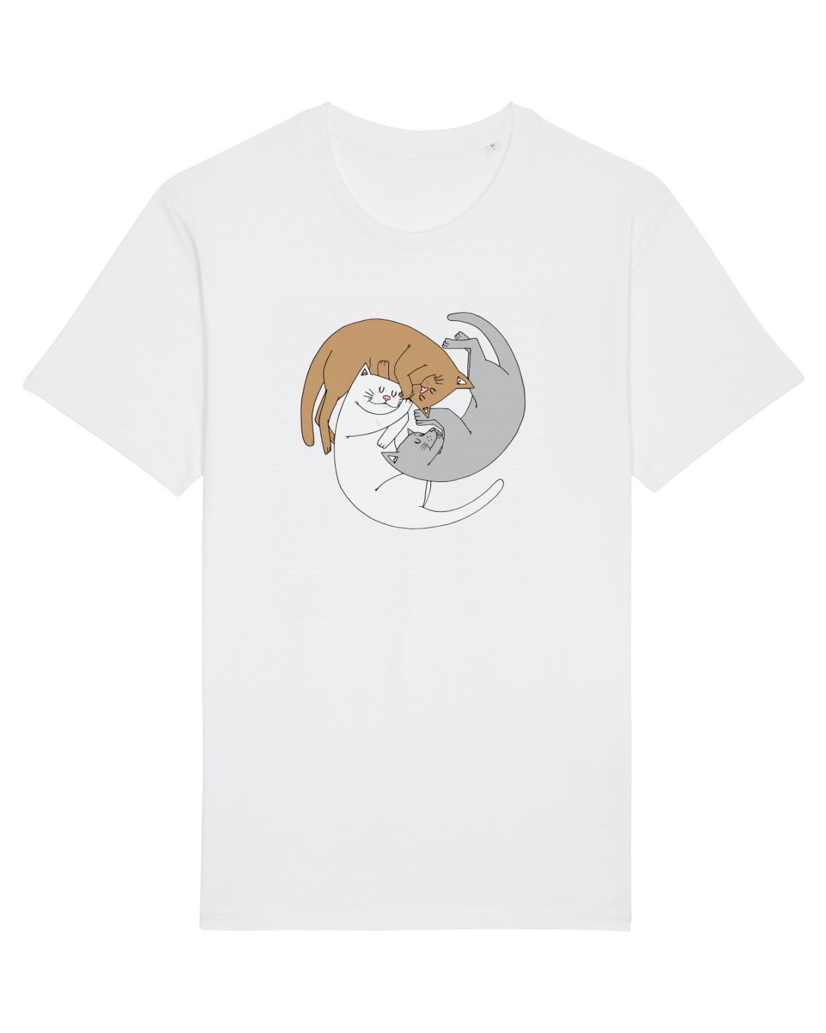 Tricou mânecă scurtă Unisex Rocker White