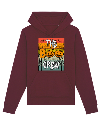 Boo Crew Halloween Burgundy