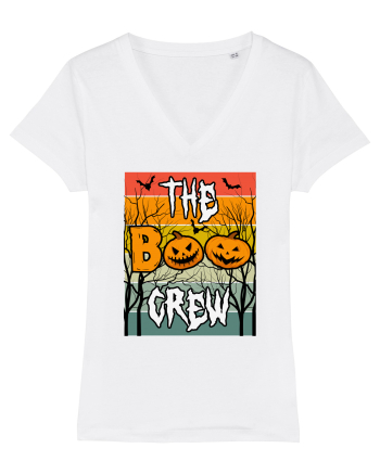 Boo Crew Halloween White