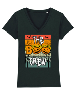 Boo Crew Halloween Tricou mânecă scurtă guler V Damă Evoker