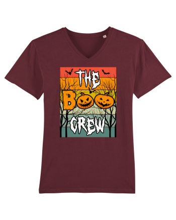 Boo Crew Halloween Burgundy