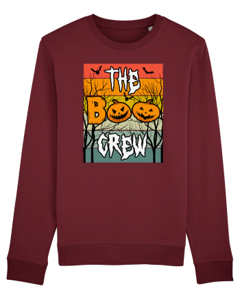 Boo Crew Halloween Burgundy