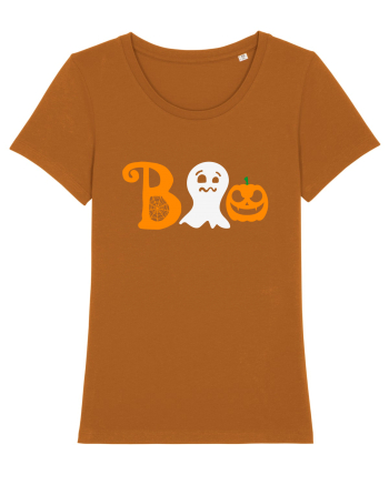Boo Pumpkin Halloween Roasted Orange