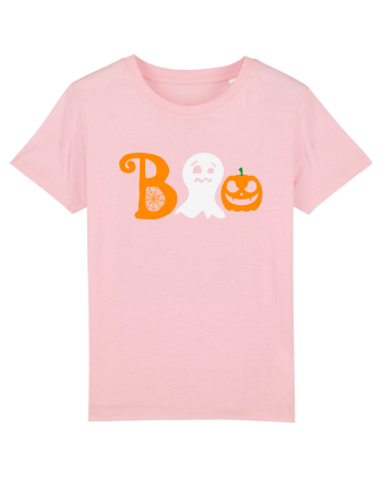 Boo Pumpkin Halloween Cotton Pink