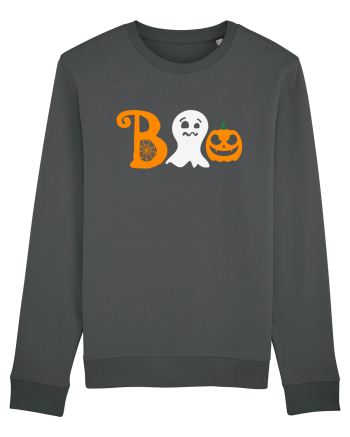 Boo Pumpkin Halloween Anthracite