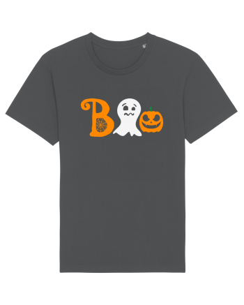Boo Pumpkin Halloween Anthracite