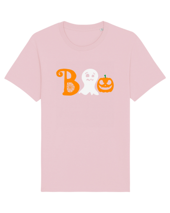 Boo Pumpkin Halloween Cotton Pink