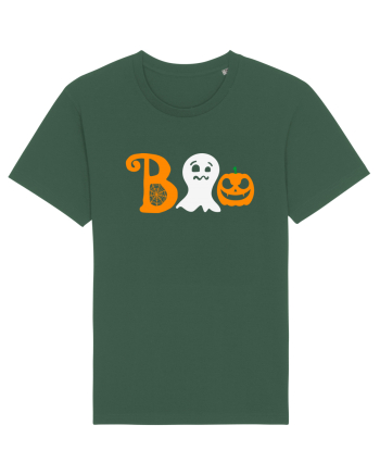 Boo Pumpkin Halloween Bottle Green