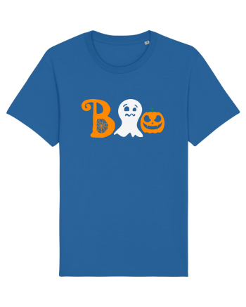 Boo Pumpkin Halloween Royal Blue