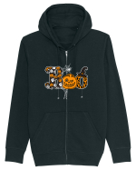 Boo With Spiders And Witch Hat Hanorac cu fermoar Unisex Connector