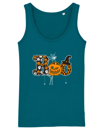 Boo With Spiders And Witch Hat Ocean Depth