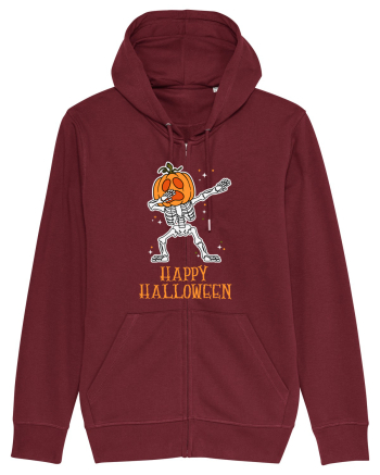 Dabbing Pumpkin Dabbing Skeleton Burgundy