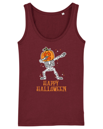 Dabbing Pumpkin Dabbing Skeleton Burgundy
