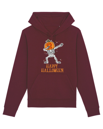 Dabbing Pumpkin Dabbing Skeleton Burgundy