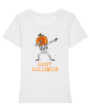 Dabbing Pumpkin Dabbing Skeleton White