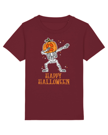 Dabbing Pumpkin Dabbing Skeleton Burgundy