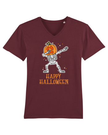 Dabbing Pumpkin Dabbing Skeleton Burgundy