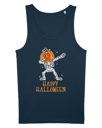 Dabbing Pumpkin Dabbing Skeleton Navy