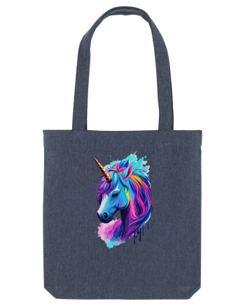 Neon Unicorn Dreams Midnight Blue