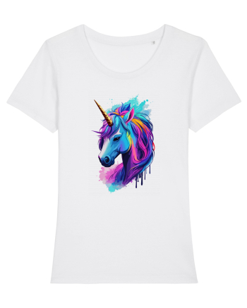 Neon Unicorn Dreams White
