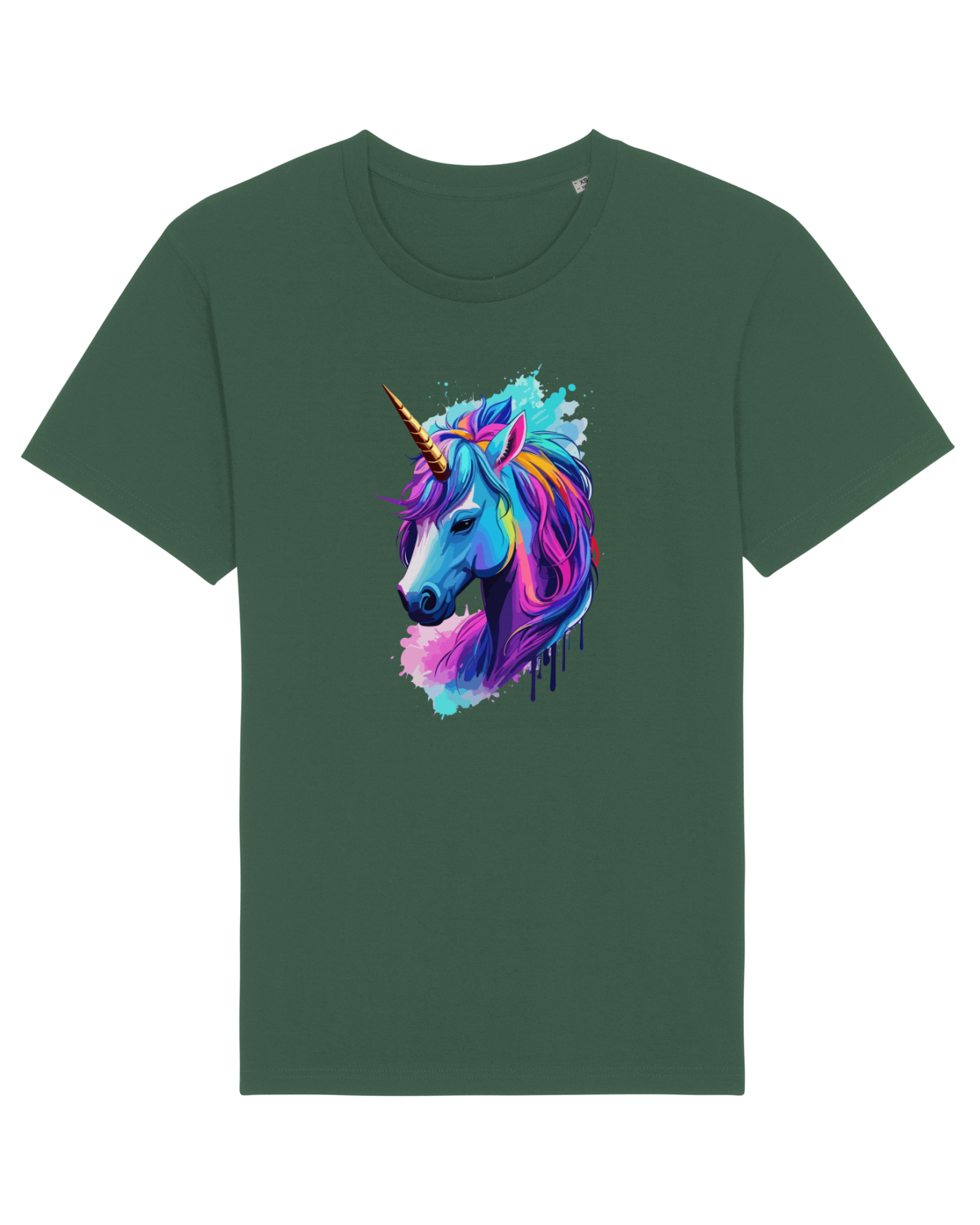 Tricou mânecă scurtă Unisex Rocker Bottle Green