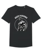 GYM FREAK Tricou mânecă scurtă guler larg Bărbat Skater