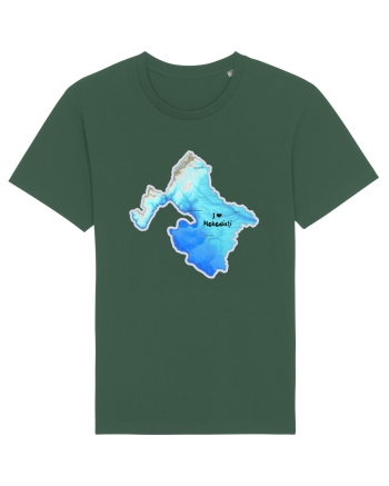 Mehedinți County Map Bottle Green