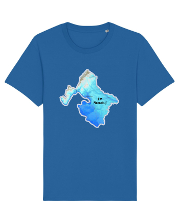 Mehedinți County Map Royal Blue