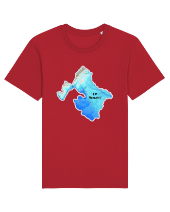 Mehedinți County Map Red