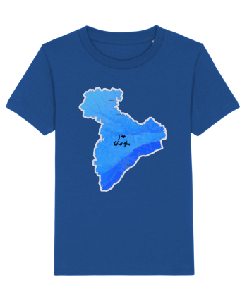 Giurgiu County Map Majorelle Blue