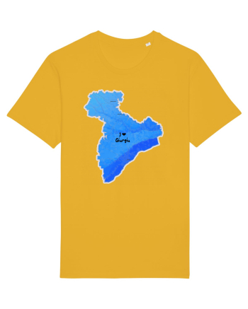 Giurgiu County Map Spectra Yellow