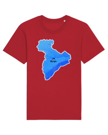 Giurgiu County Map Red