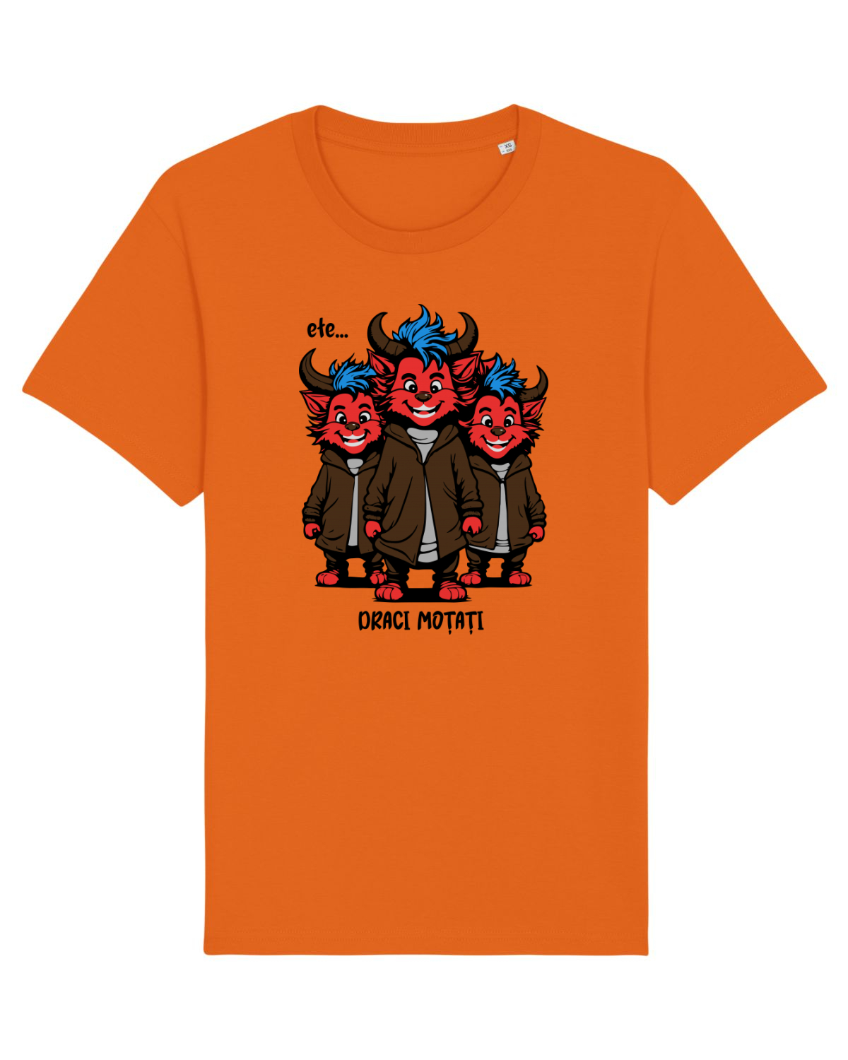 Tricou mânecă scurtă Unisex Rocker Bright Orange