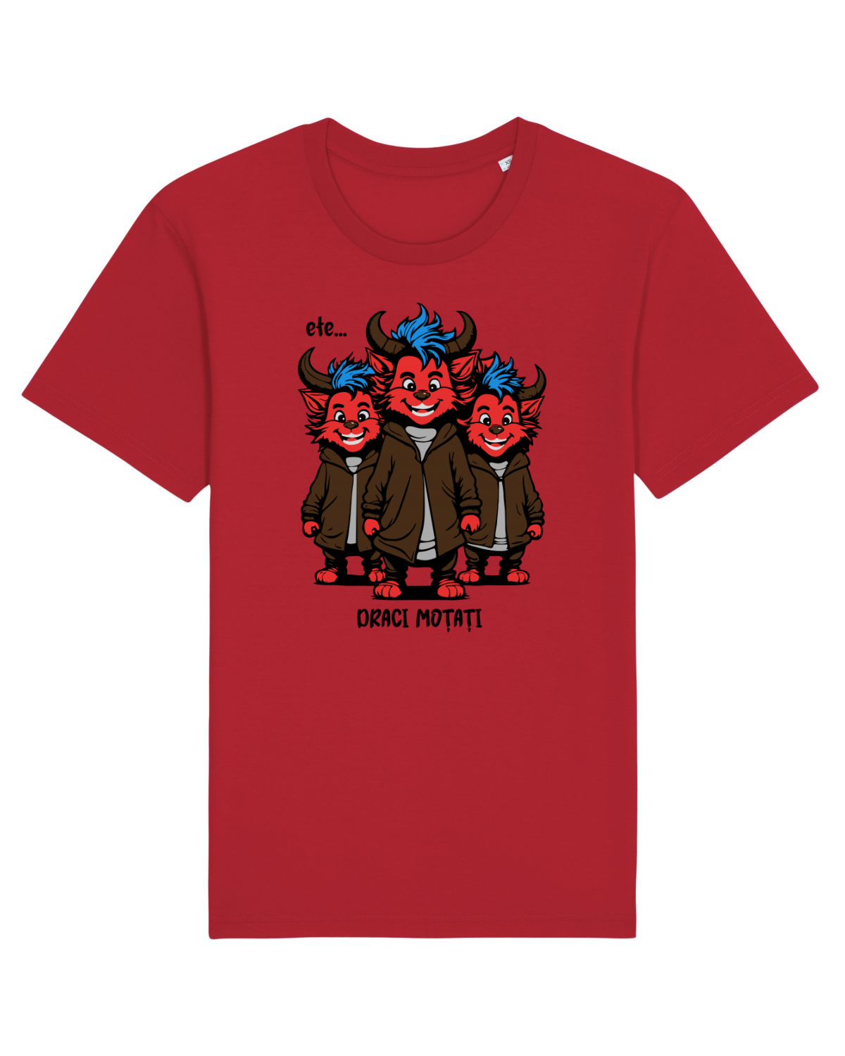 Tricou mânecă scurtă Unisex Rocker Red