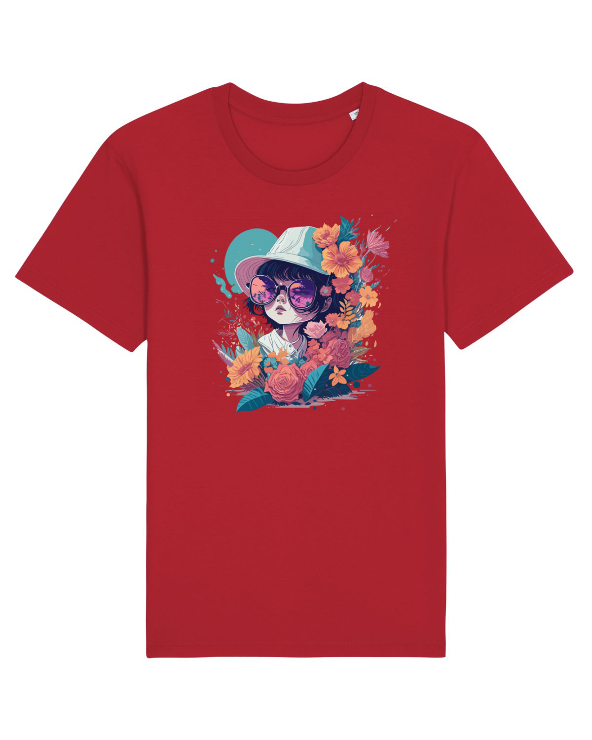 Tricou mânecă scurtă Unisex Rocker Red